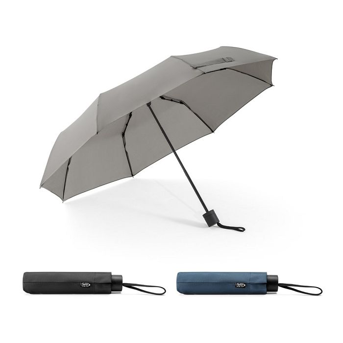  Parapluie 21" en polyester recyclé (100% rPET) pongé 190T, pliabl