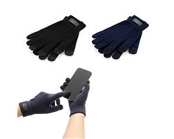 Gants en polyester recyclé (100% rPET), avec embouts tactiles