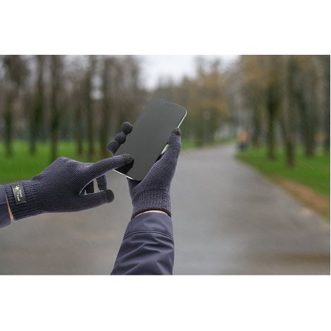  Gants en polyester recyclé (100% rPET), avec embouts tactiles