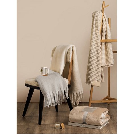  Couverture en polyester recyclé (100% rPET) (300 g/m²), au touche