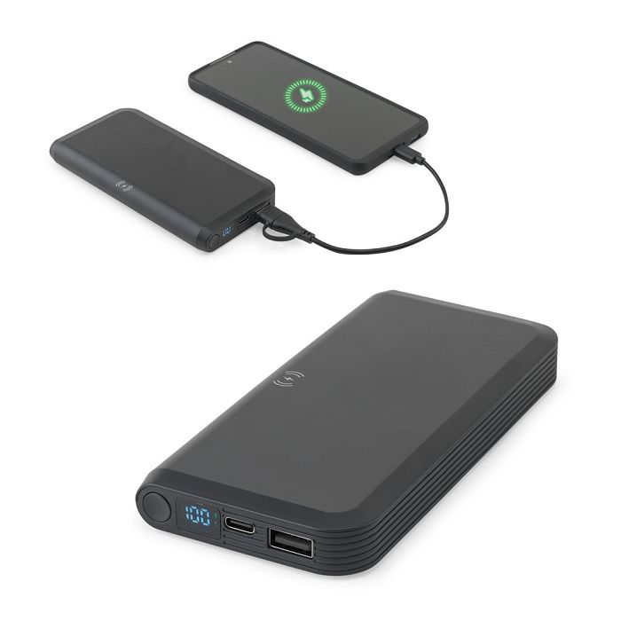  Batterie nomade de 10 000 mAh en ABS recyclé (100 % rABS) avec ch