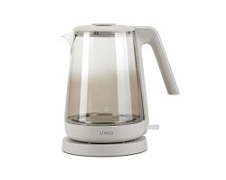 Bouilloire en verre 1,7 L  - Gris