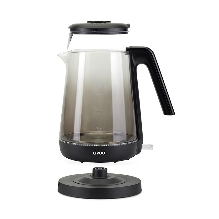  Bouilloire en verre 1,7 L  - Noir