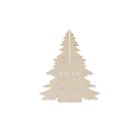  Arbre de Noël en bois pliable à colorier