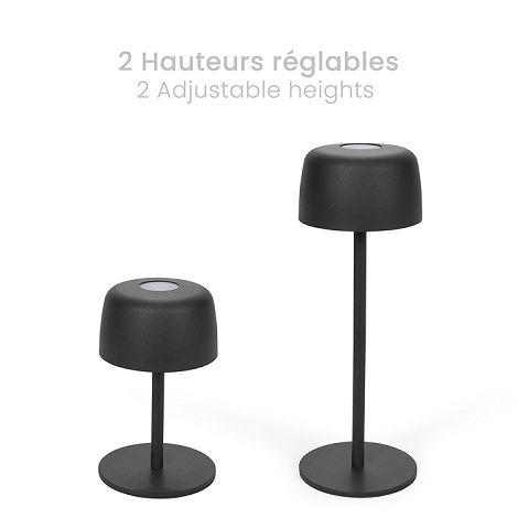 Lampe de table - Noir