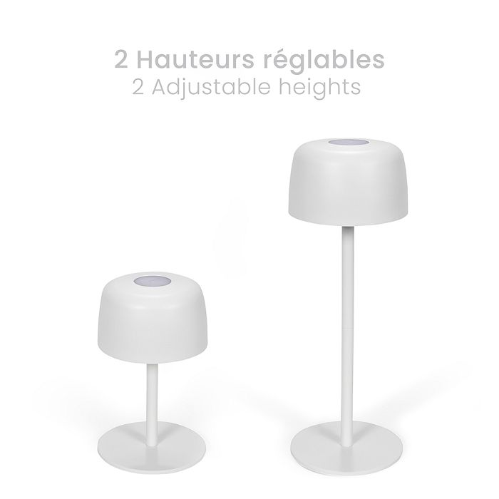  Lampe de table - Blanc
