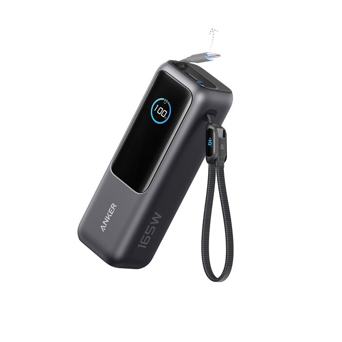  Powerbank 25.000 mAh et 165 W avec câble intégré  Anker