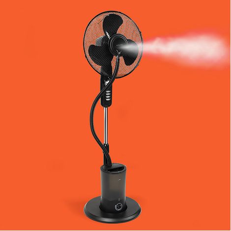  Ventilateur brumisateur sur pied