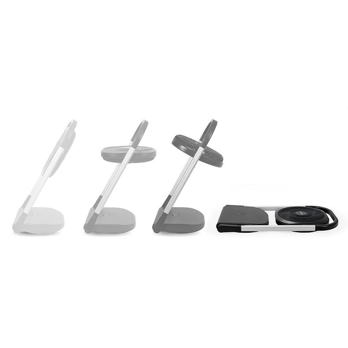  Ventilateur télescopique pliable - Noir