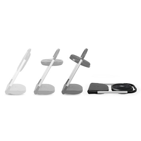  Ventilateur télescopique pliable - Noir
