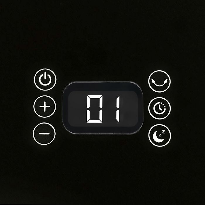  Ventilateur télescopique pliable - Noir