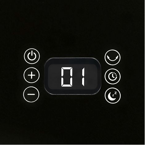  Ventilateur télescopique pliable - Noir