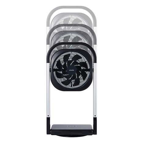  Ventilateur télescopique pliable - Noir