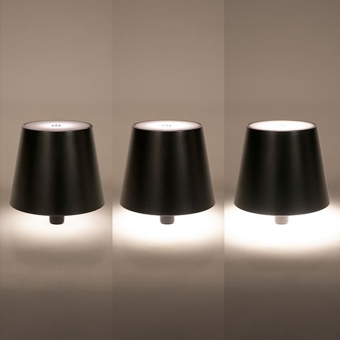  Lampe de bouteille sans fil - Noir