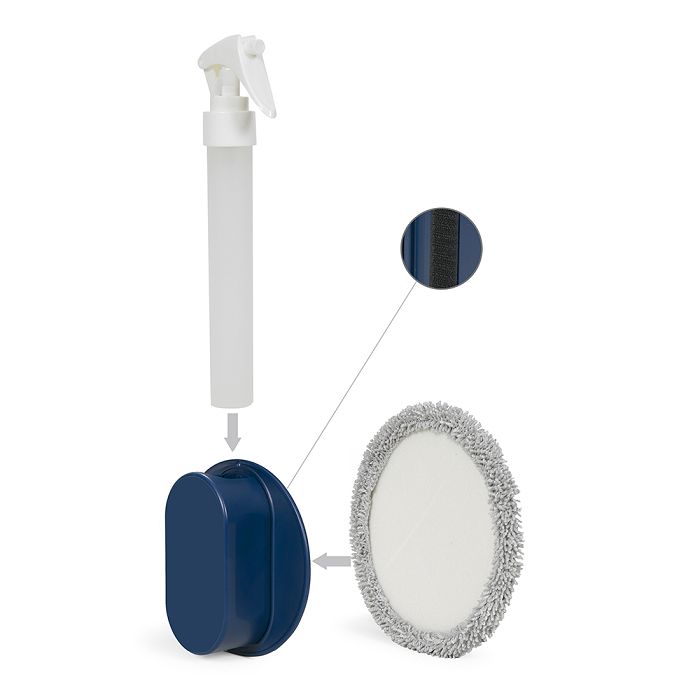  Vaporisateur avec brosse - Bleu