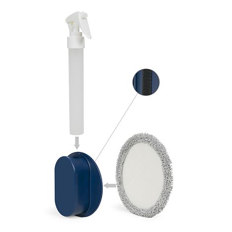 Vaporisateur avec brosse - Bleu