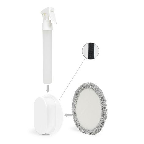 Vaporisateur avec brosse - Blanc