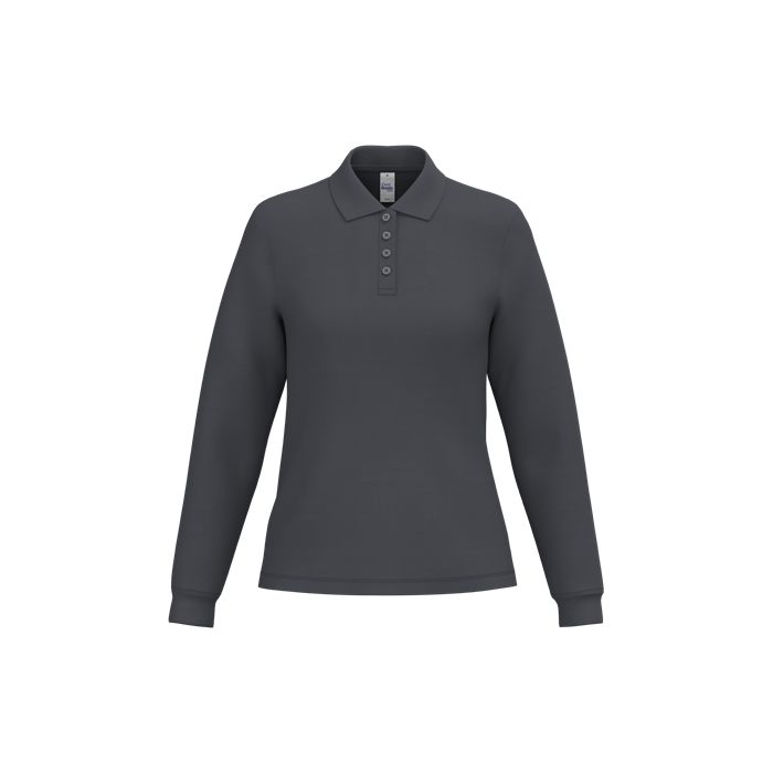  Polo piqué LSL femme