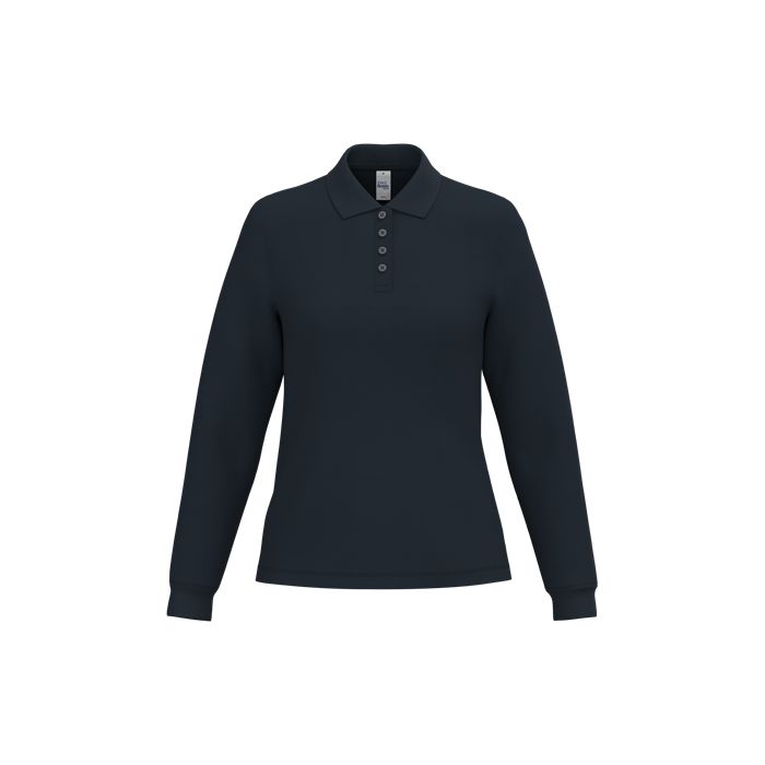  Polo piqué LSL femme