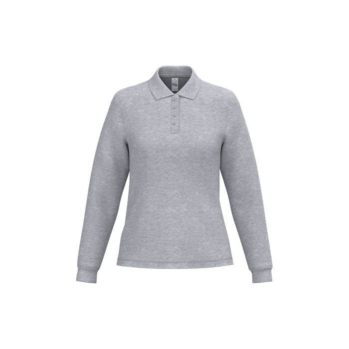  Polo piqué LSL femme