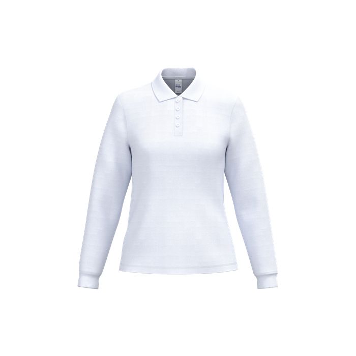 Polo piqué LSL femme