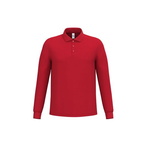 Polo piqué LSL homme