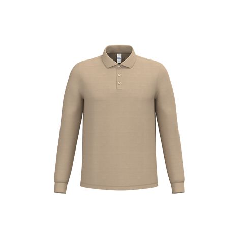 Polo piqué LSL homme