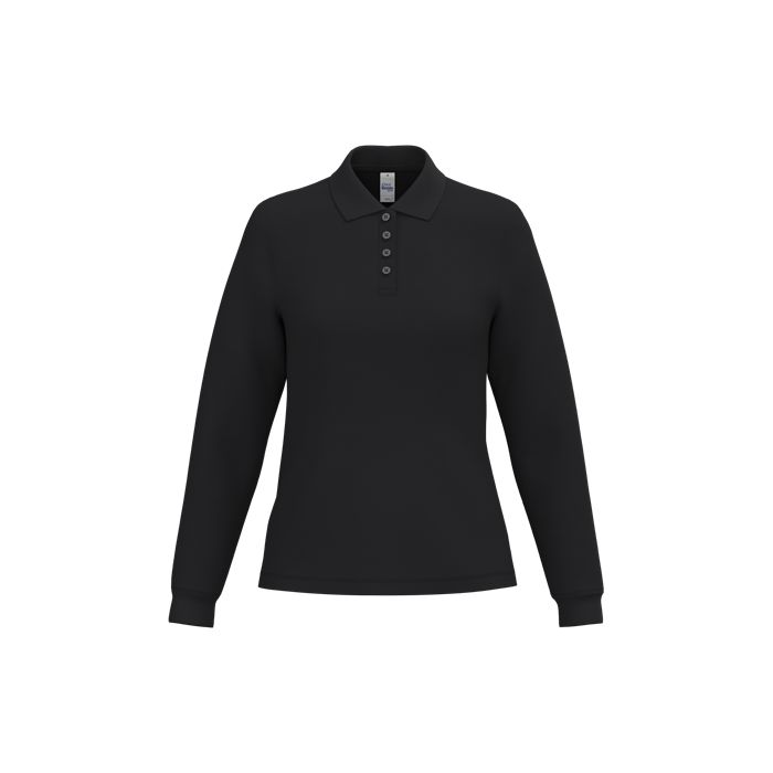  Polo piqué LSL femme