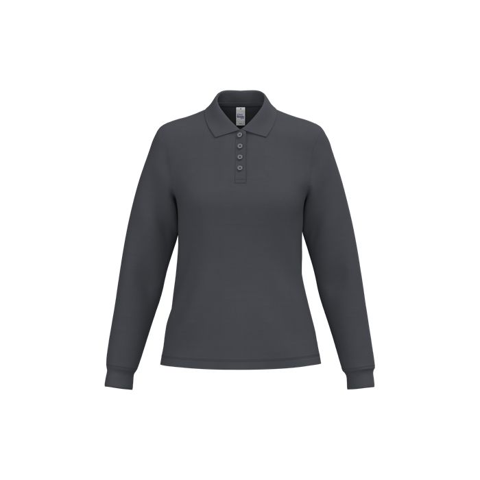  Polo piqué LSL femme