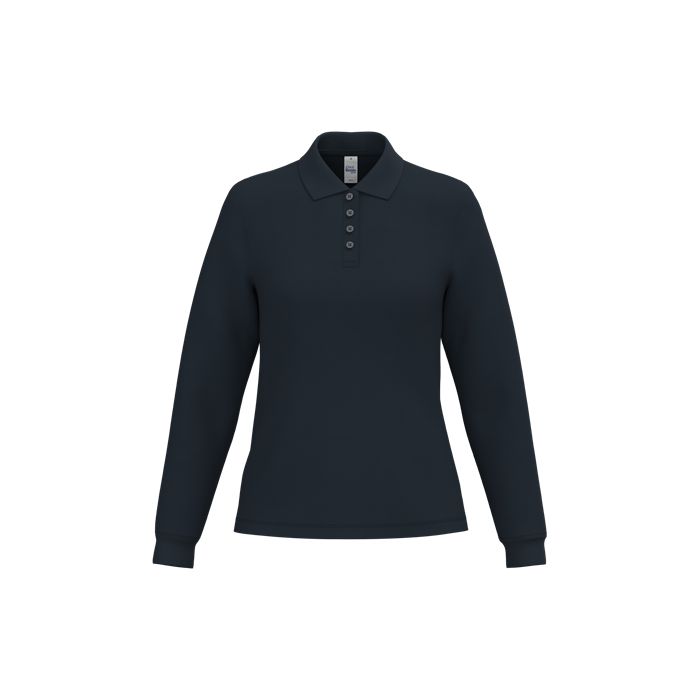  Polo piqué LSL femme