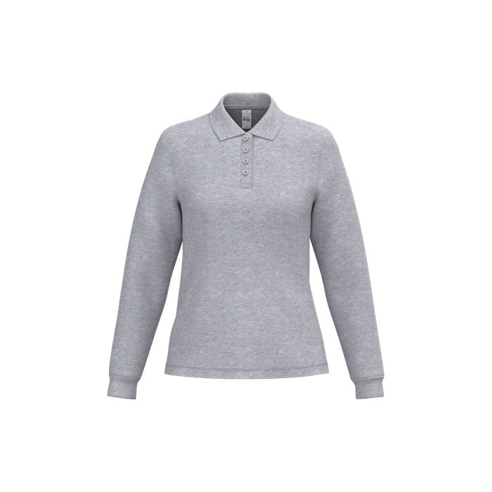  Polo piqué LSL femme