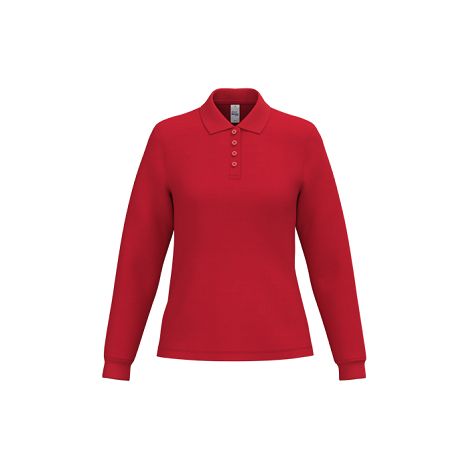 Polo piqué LSL femme