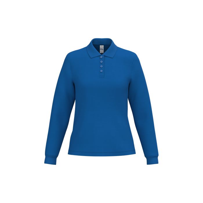  Polo piqué LSL femme