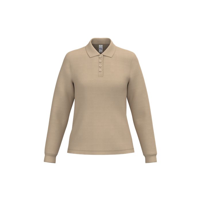  Polo piqué LSL femme