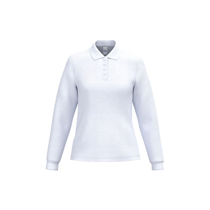  Polo piqué LSL femme