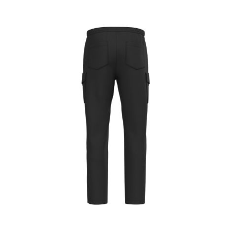  Pantalon cargo écoresponsable délavé French Terry homme