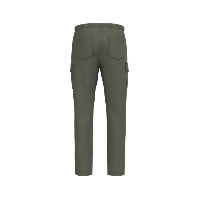  Pantalon cargo écoresponsable délavé French Terry homme