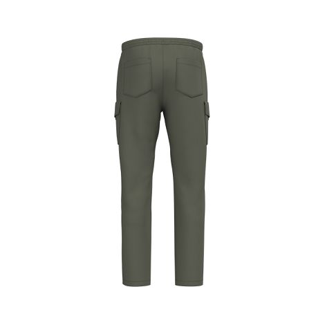  Pantalon cargo écoresponsable délavé French Terry homme