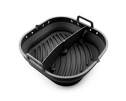 Moule 2 en 1 pliable en silicone - Noir