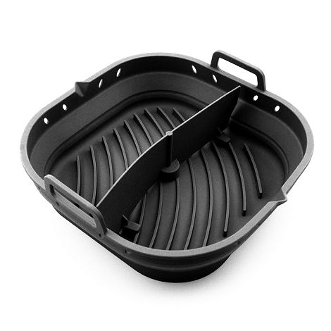 Moule 2 en 1 pliable en silicone - Noir