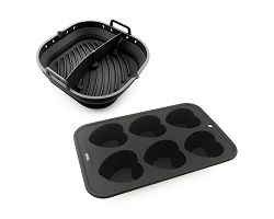 Set 2 moules en silicone - Noir