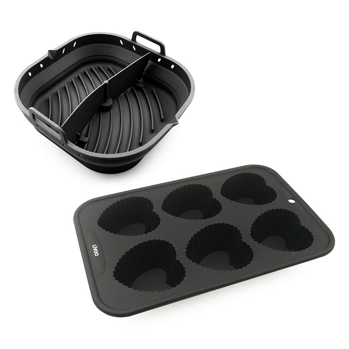  Set 2 moules en silicone - Noir