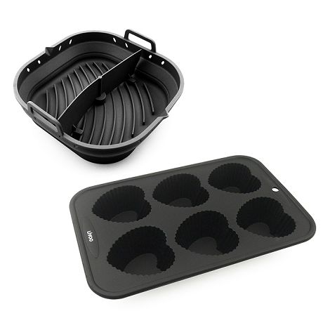 Set 2 moules en silicone - Noir