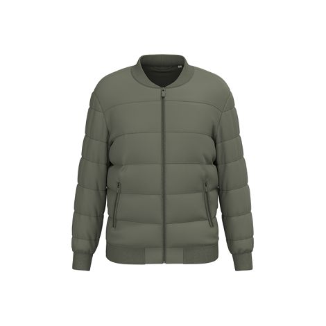  Veste matelassée écoresponsable à col teddy unisexe