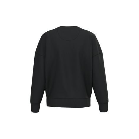  Sweat-shirt écoresponsable à col rond à épaules tombantes femme