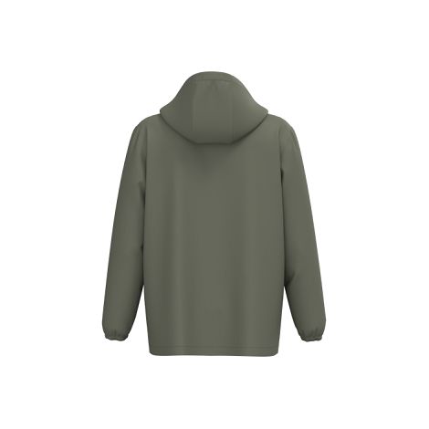 Veste coupe-vent imperméable écoresponsable quart zip unisexe