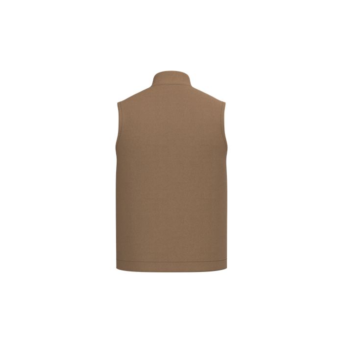 Bodywarmer rembourré en sergé écoresponsable à col teddy unisexe