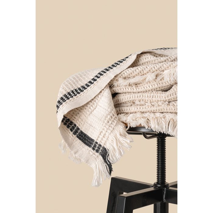  Plaid nid d'abeille
