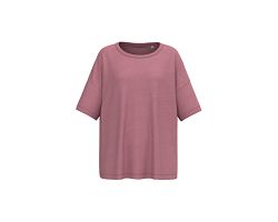 T-shirt écoresponsable slub oversize femme