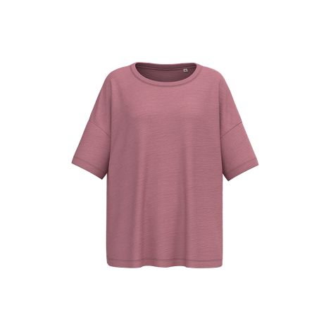 T-shirt écoresponsable slub oversize femme
